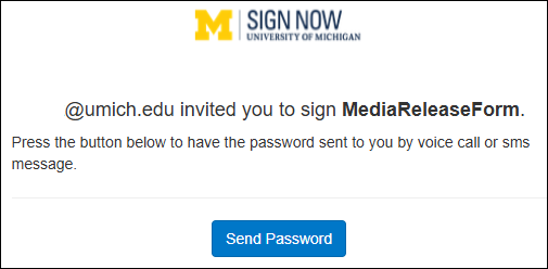 Send Password